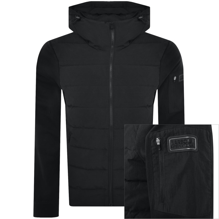 Barbour International Stanley Quilted Jacket Black